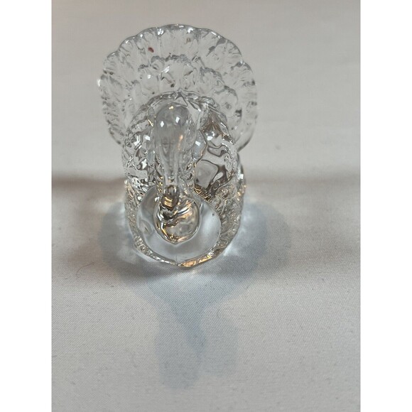 Vintage Thanksgiving Turkey Figurine Glass - Picture 3 of 5